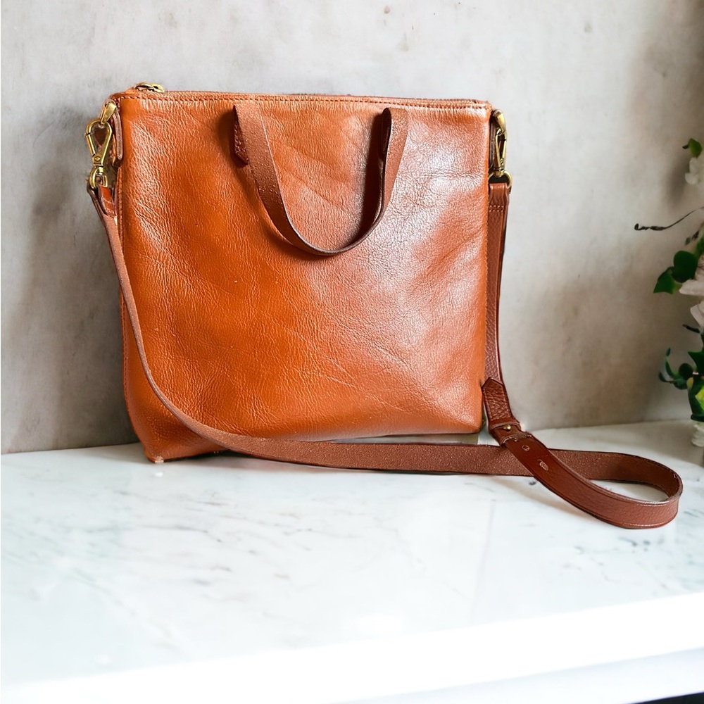 Madewell Zip Top Transport Tote Small
